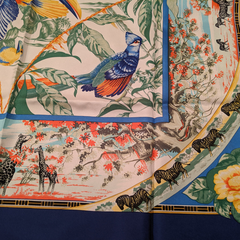 Hermes Scarf Tropiques